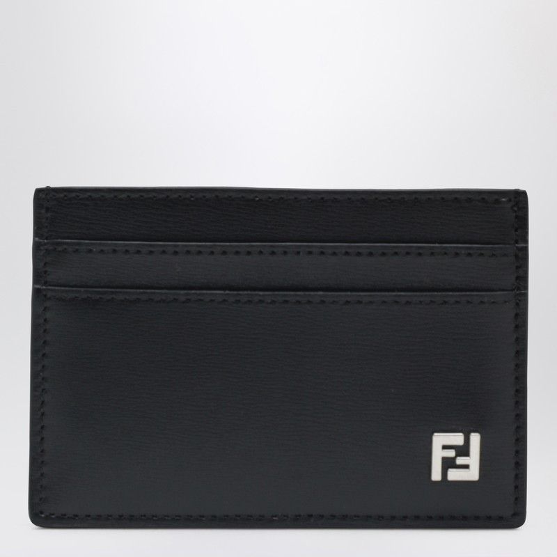 Fendi Fendi Ff Squared Card Holder Black Size ONE SIZE - 1 Thumbnail