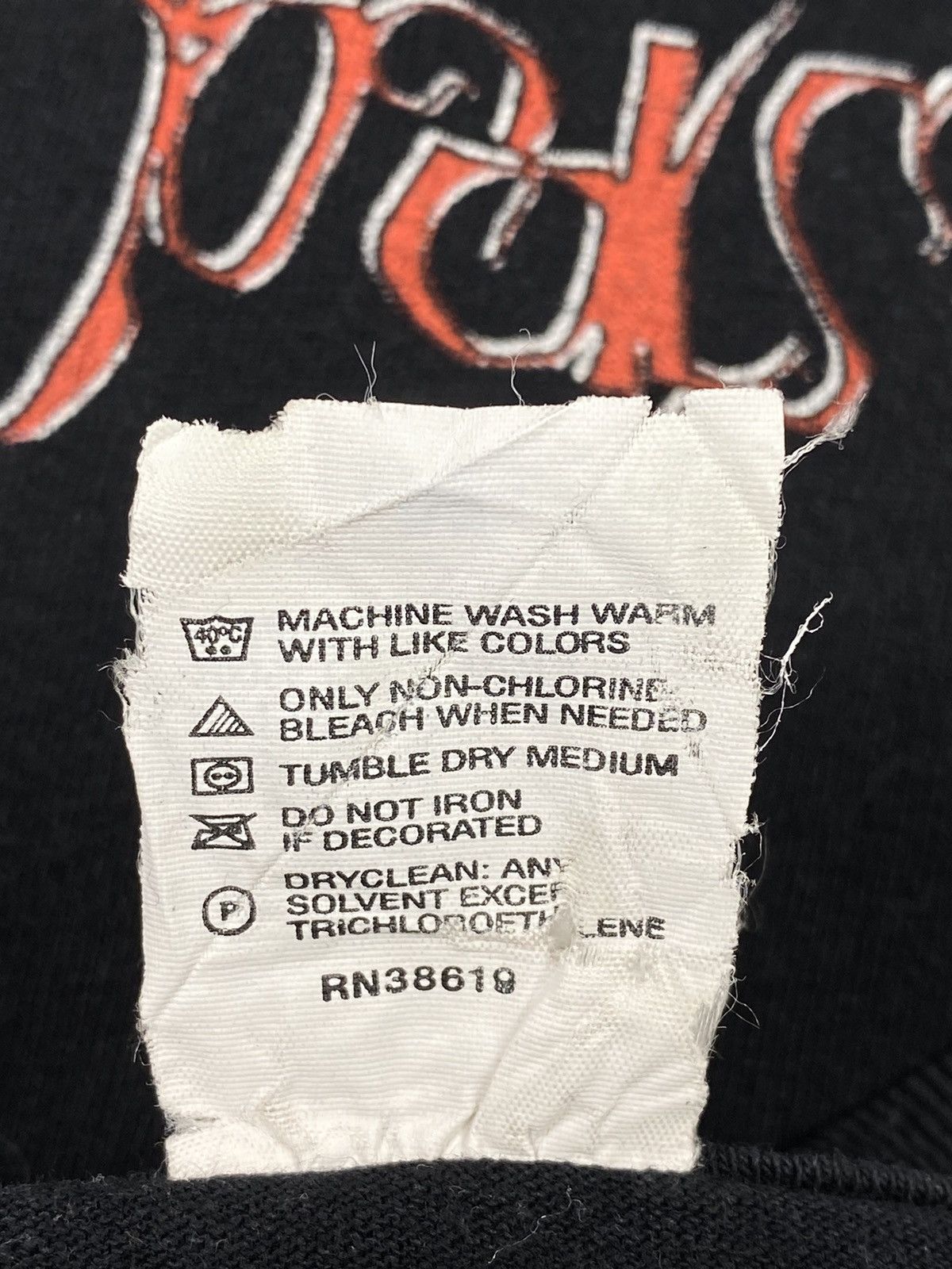 Band Tees × Vintage Vintage 00s Eisregen Krebs macht frei Y2K T shirt Size US M / EU 48-50 / 2 - 14 Thumbnail