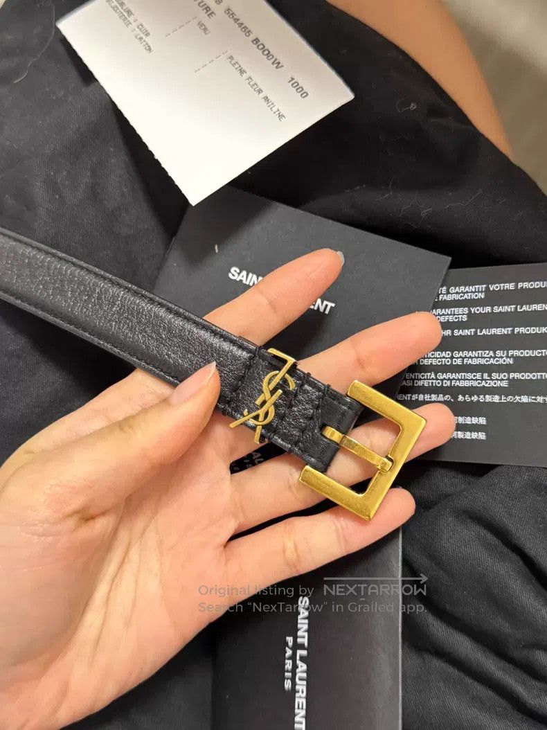Saint Laurent Paris Saint Laurent Paris Belt i Size ONE SIZE - 8 Thumbnail