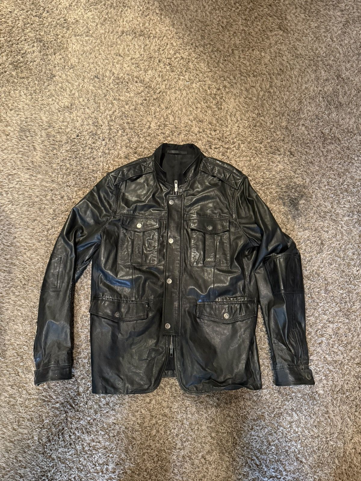 Valentino Men’s Valentino leather jacket Size US L / EU 52-54 / 3 - 1 Thumbnail