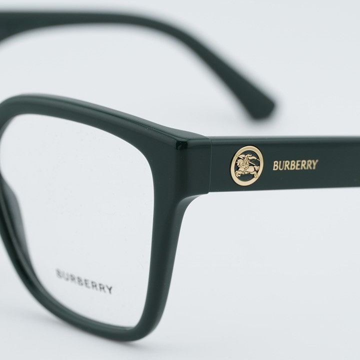 Burberry Burberry BE2443 4203 Eyeglasses Green 53mm Square Frame Size ONE SIZE - 10 Thumbnail