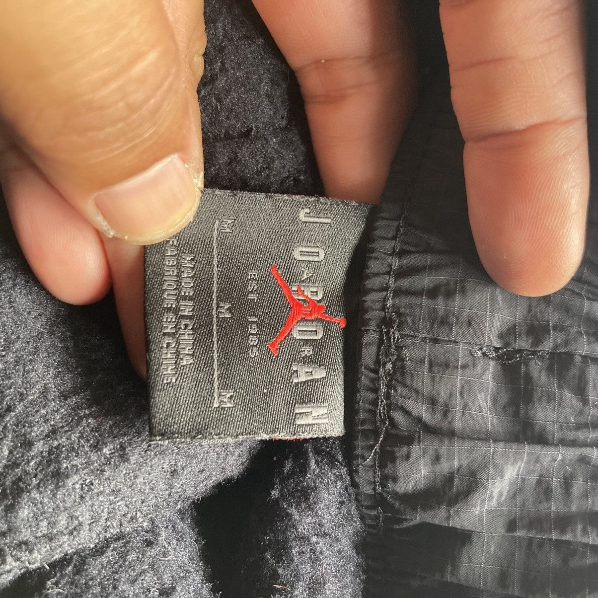 Jordan Brand Nike Air Jordan Thermal Fleece Sherpa Winter Black Pants Size US 32 / EU 48 - 8 Thumbnail