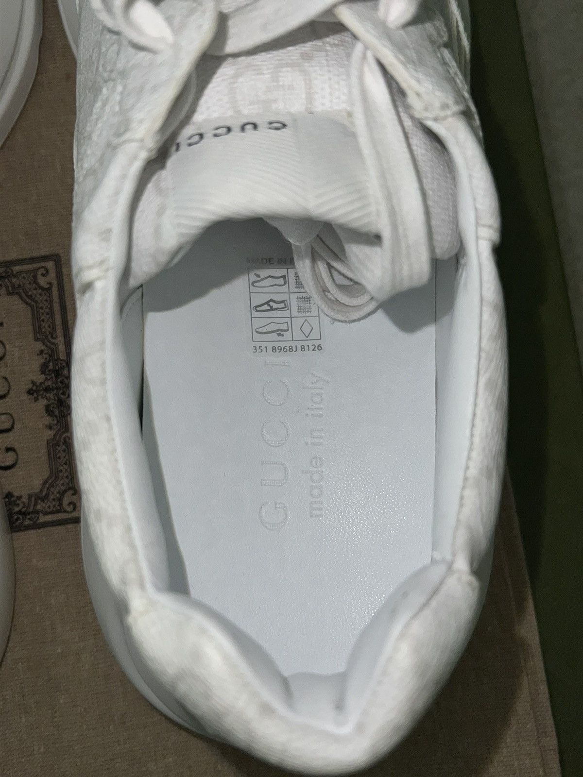 Gucci Gucci Rhyton White GG Supreme Size US 8 / EU 41 - 6 Thumbnail