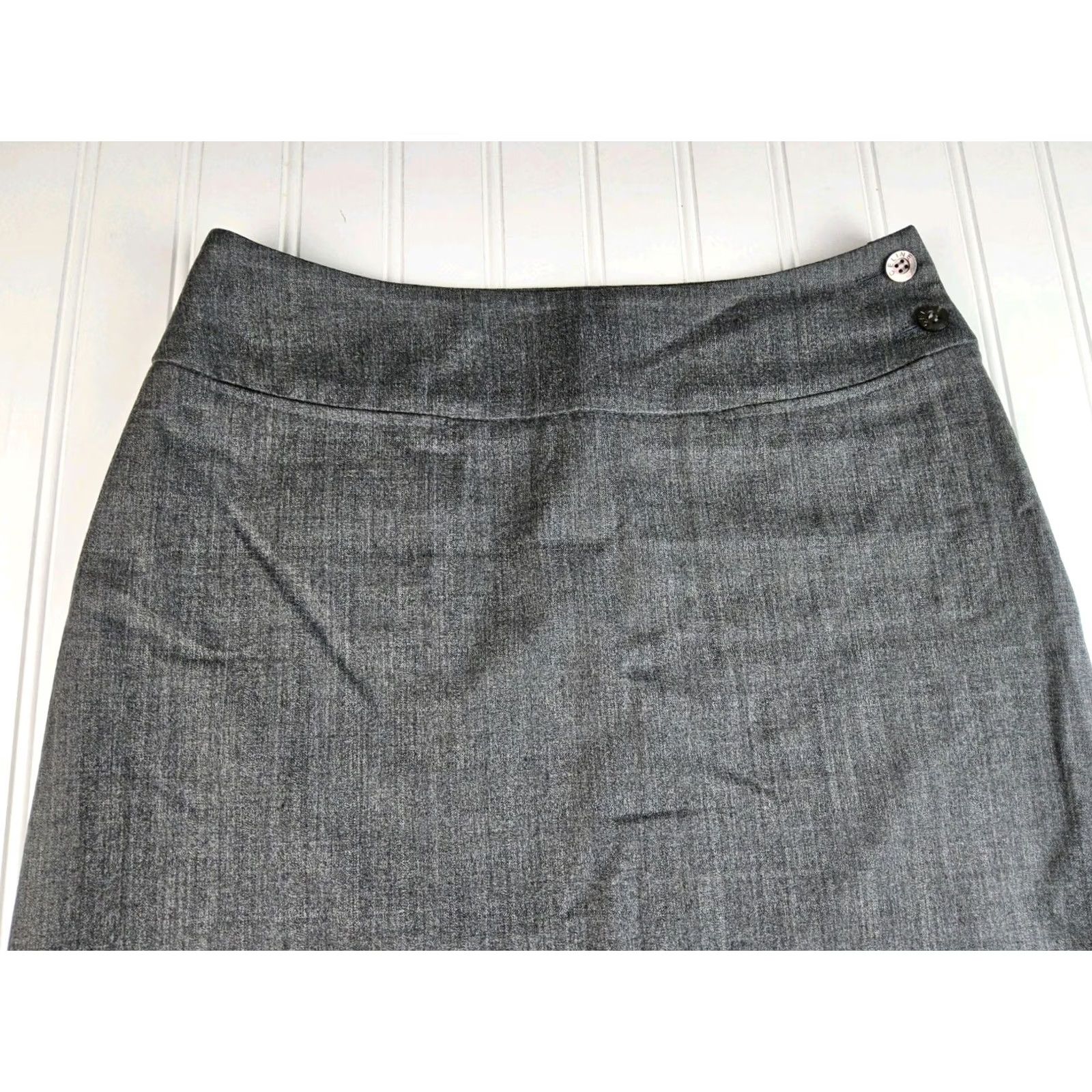 Celine Celine Skirt Women Wool Straight Pencil Midi Grey 36 Size Regular Size 25" / US 0 / IT 36 - 3 Thumbnail
