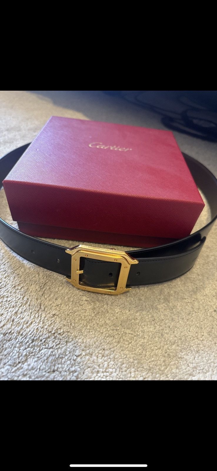 Cartier Cartier reversible santos belt Size 32 - 2 Thumbnail