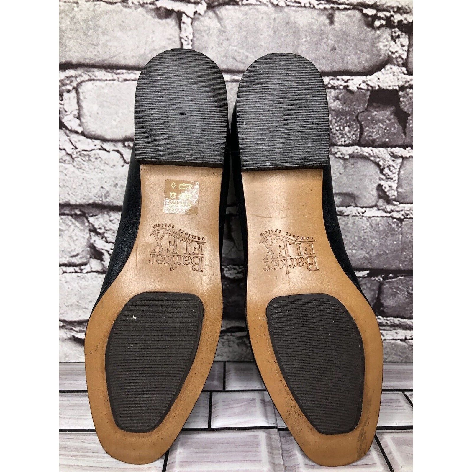Barker Barker Flex Fine English Shoes Navy Blue Leather Loafers Wom Size US 7.5 / IT 37.5 - 6 Thumbnail