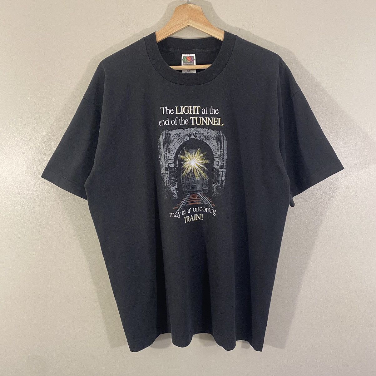 Vintage Vintage 90s Single Stitch Graphic Tee Shirt XL Size US XL / EU 56 / 4 - 1 Thumbnail