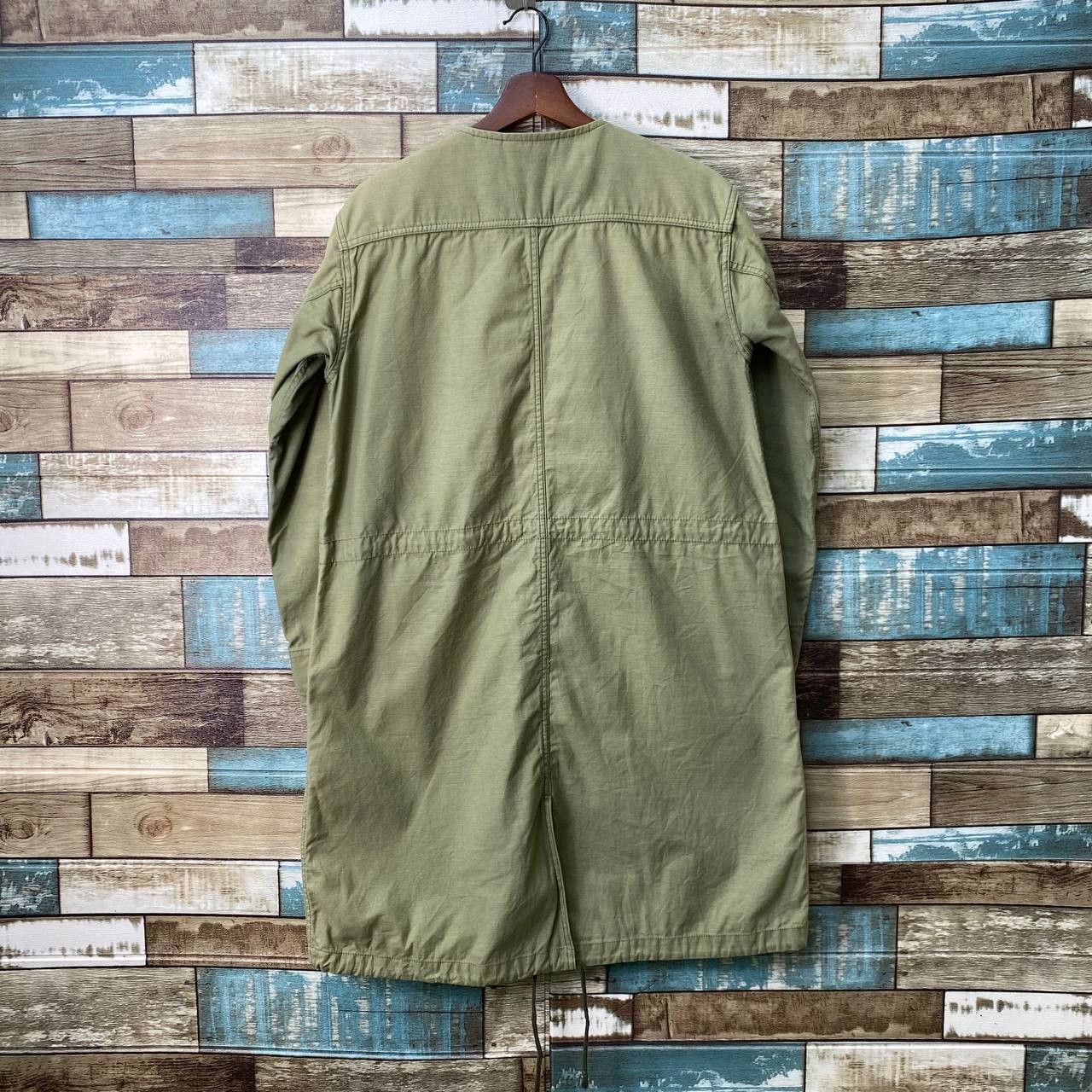 Japanese Brand DE'LAVE JAPAN PARKA FADED GREEN MILITARY ROUNDNECK COLLAR Size US S / EU 44-46 / 1 - 5 Thumbnail