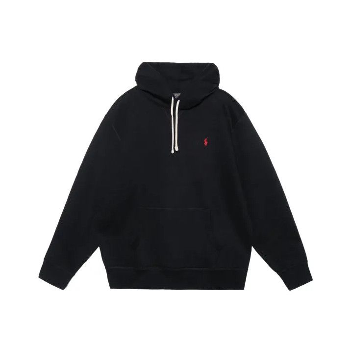 Polo Ralph Lauren Polo Ralph Lauren Logo Embroidered Black Hoodie Size US XL / EU 56 / 4 - 1 Thumbnail
