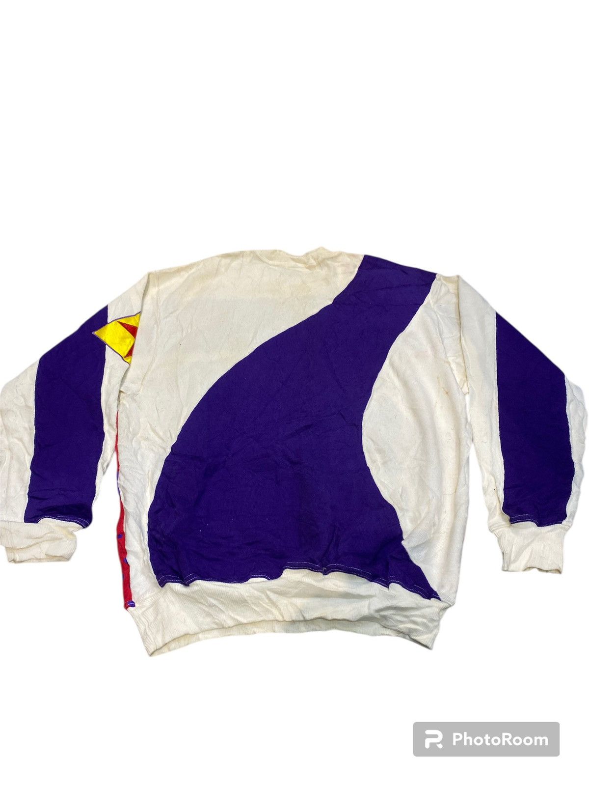 Japanese Brand Vintage sweatshirt multi colour japan 🇯🇵 Size US XL / EU 56 / 4 - 5 Thumbnail