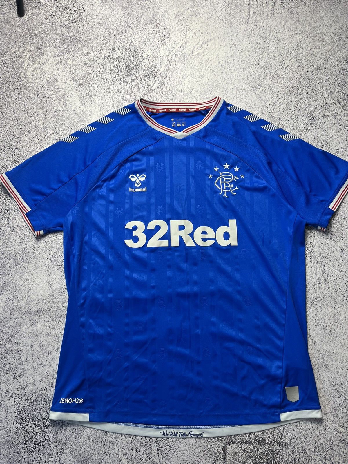 Hummel Hummel Rangers 2019-20 home football shirt jersey size XL Size US XL / EU 56 / 4 - 3 Thumbnail