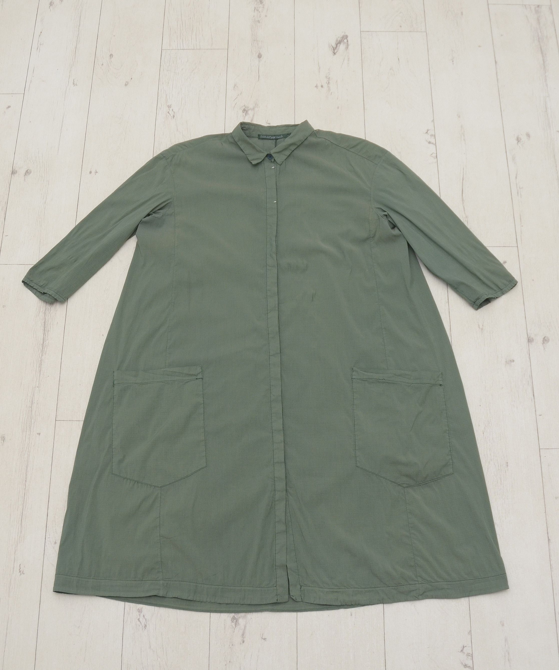 Transit × Transit Uomo Khaki Transit Par Such Shirt Dress Avant Garde grotesqu Y2K Size M / US 6-8 / IT 42-44 - 1 Thumbnail