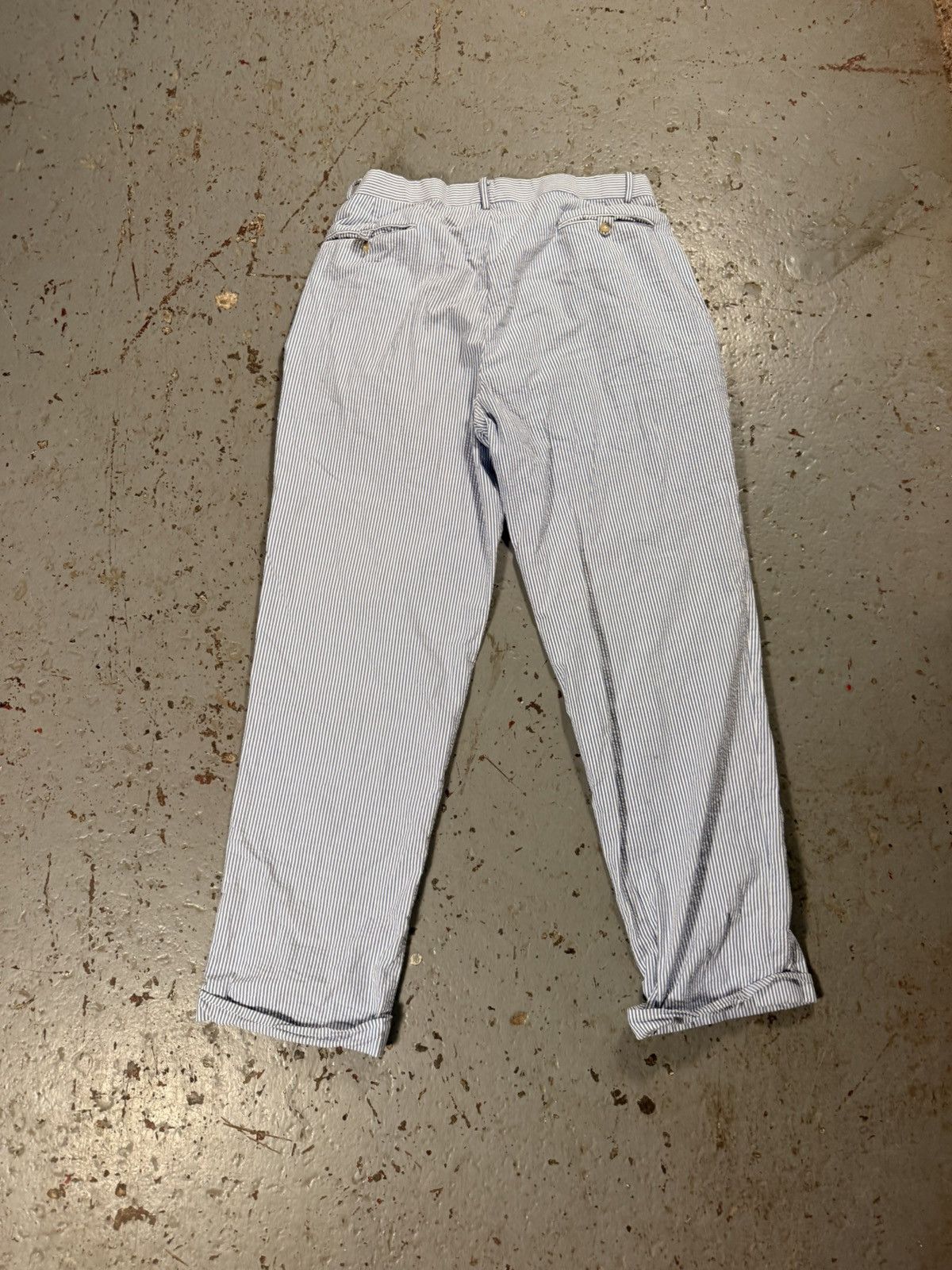 Polo Ralph Lauren Pinstripe Polo Ralph Lauren Posh Pants Size US 34 / EU 50 - 5 Thumbnail