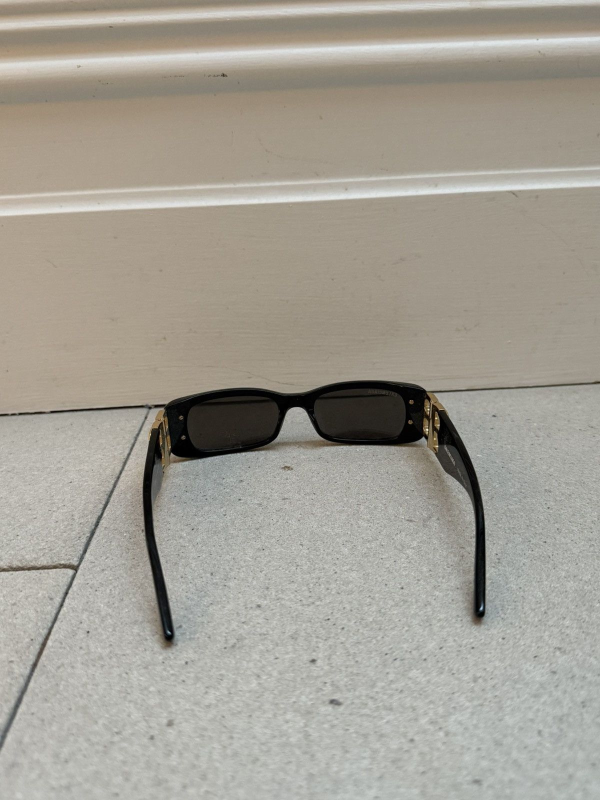 Balenciaga Balenciaga Dynasty Rectangle Sunglasses Size ONE SIZE - 4 Thumbnail