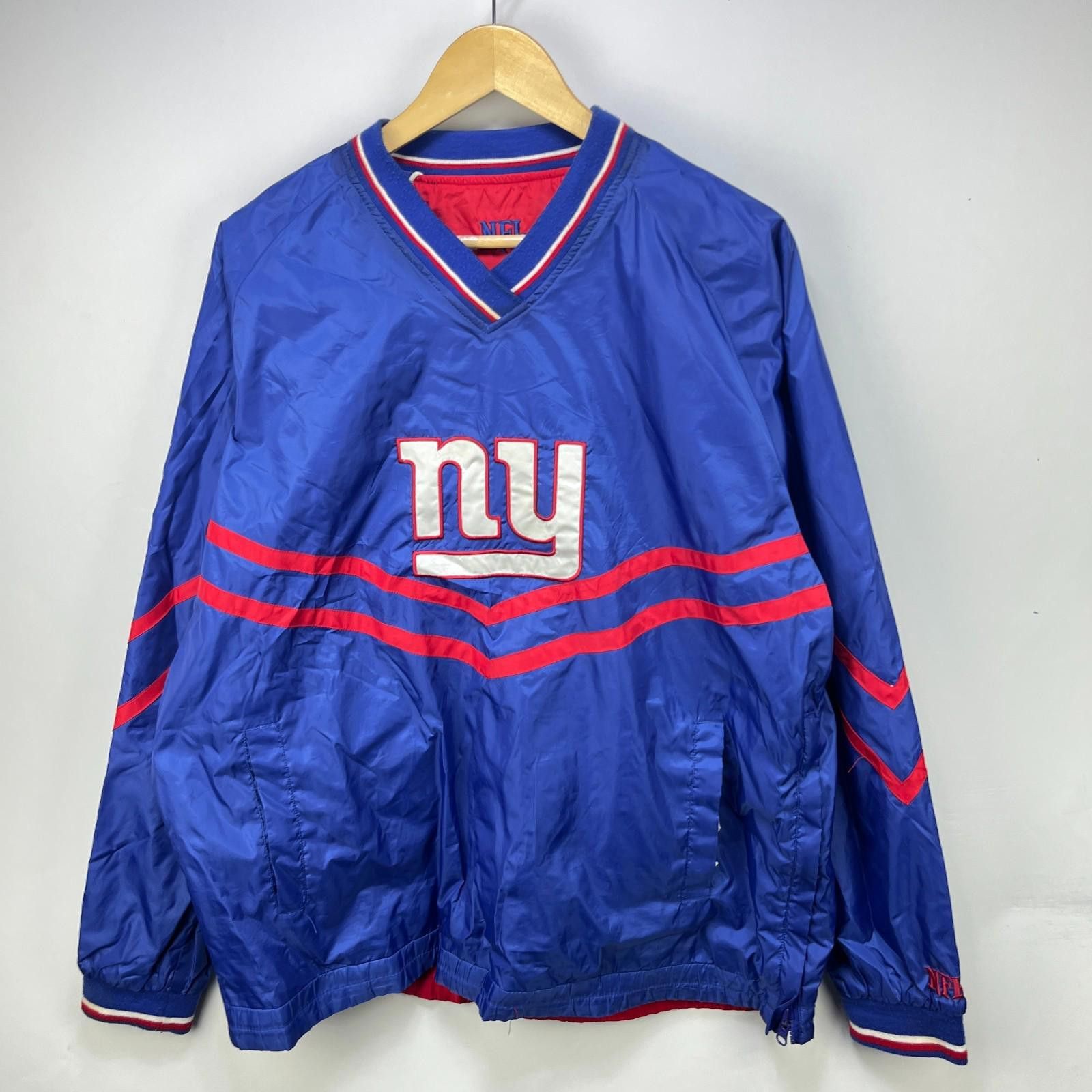 Other Vintage New York Giants NFL Windbreaker Jacket Large Size ONE SIZE - 1 Thumbnail