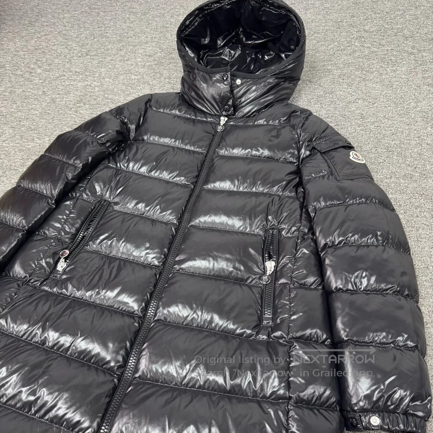 Moncler Moncler size 1 Courcelles Series: Long-length Hooded Down Size S / US 4 / IT 40 - 3 Thumbnail