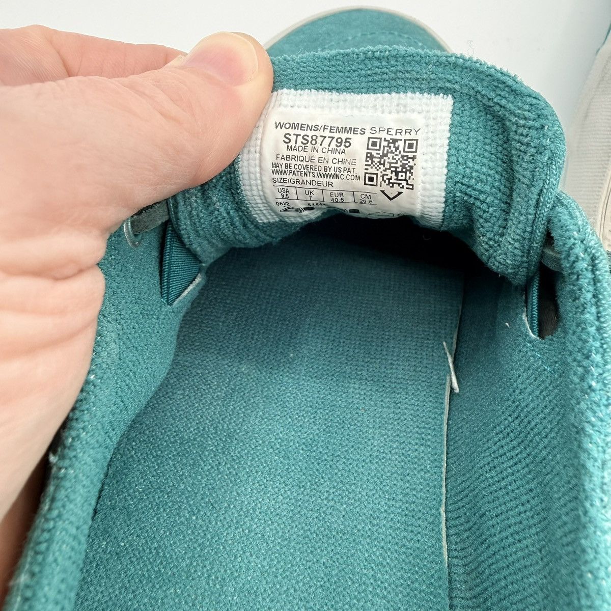 Sperry Sperry Top-Sider Women’s 9.5 Teal Canvas Sneakers Boat Shoes Size US 9.5 / EU 42-43 - 5 Thumbnail