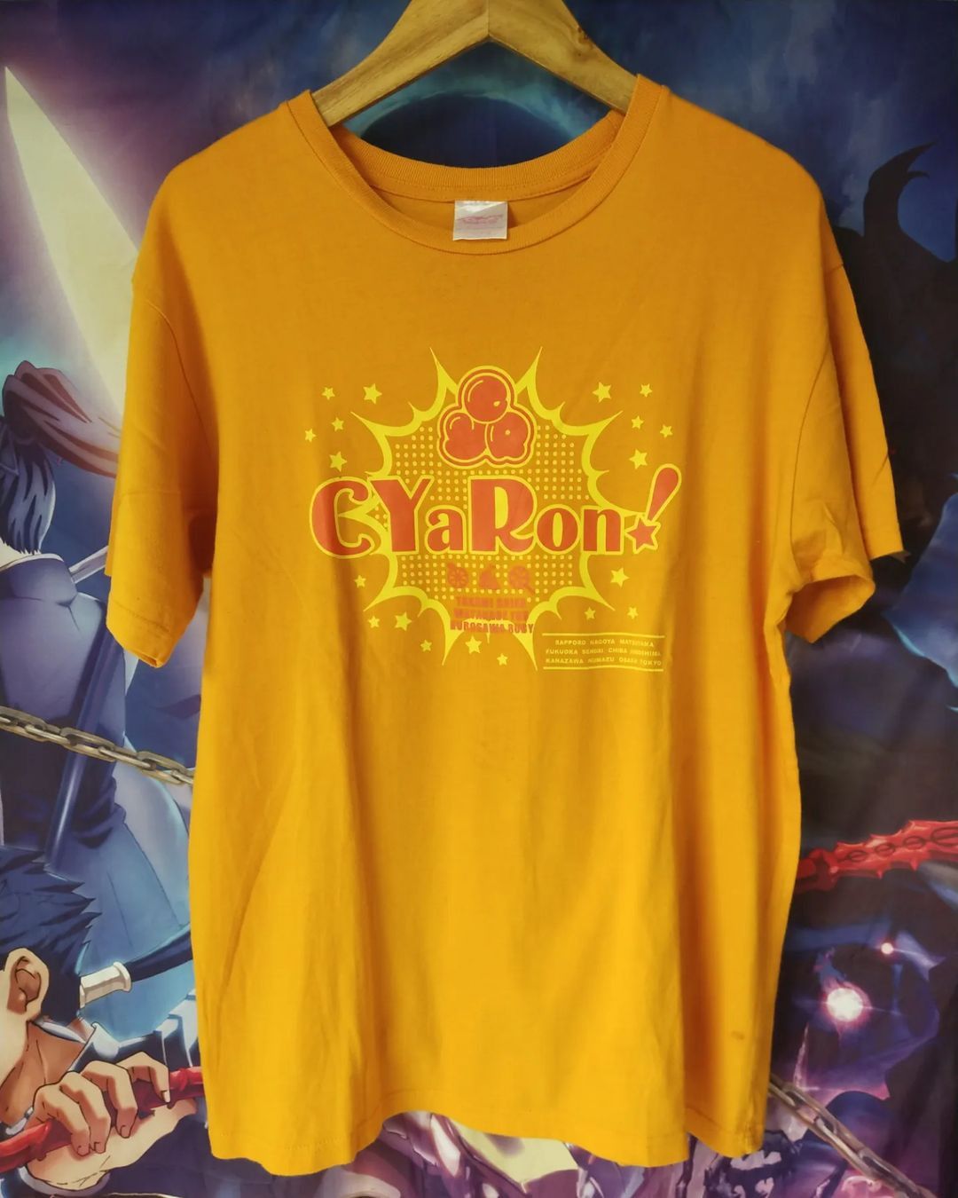 Anime × Japanese Brand Love Live! Cyaron Fan Meeting 2018 Anime Idol Tees Size US XL / EU 56 / 4 - 1 Thumbnail