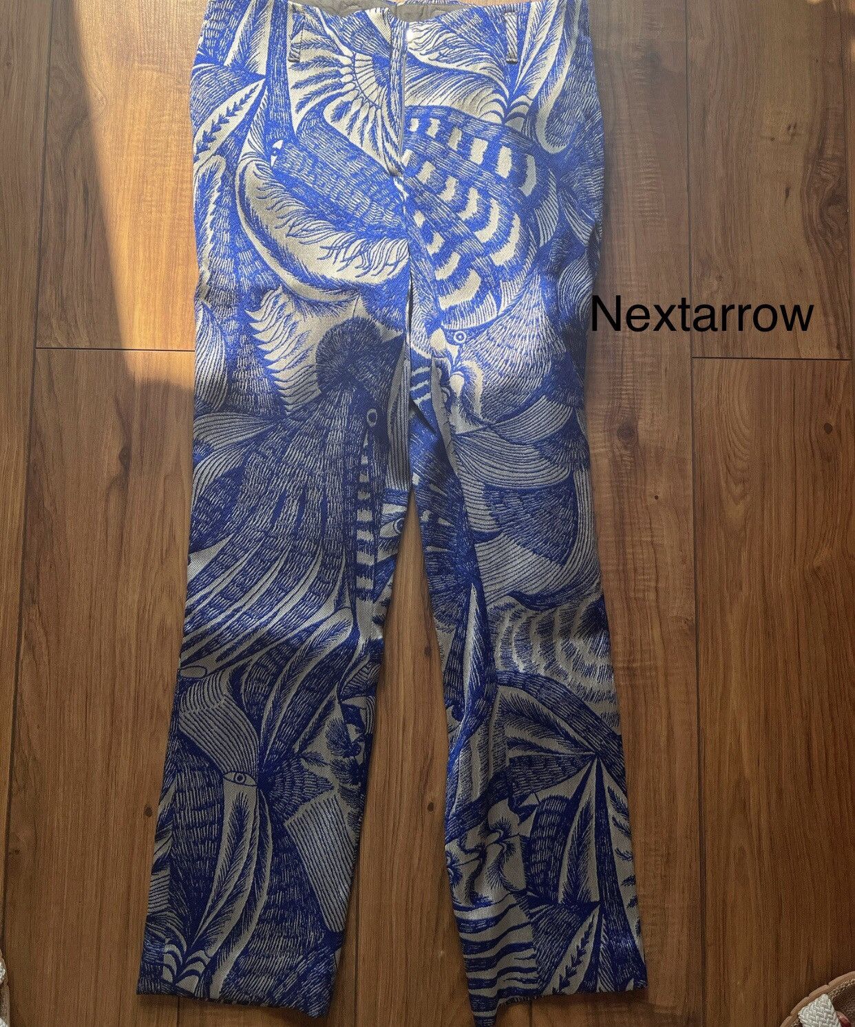 Dries Van Noten Dries van noten Pencil print straight-leg pants Size US 36 / EU 52 - 2 Thumbnail