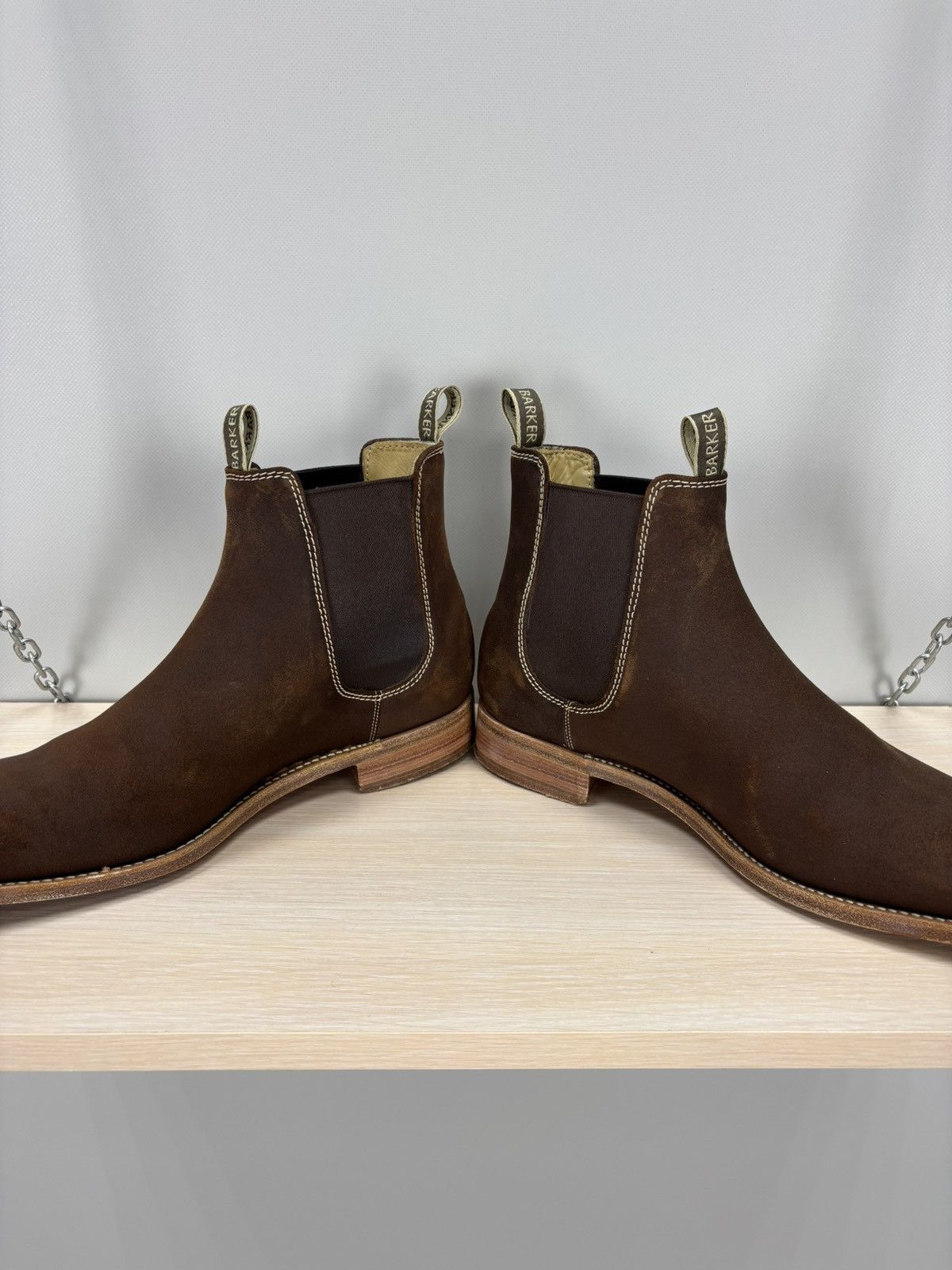 Barker Mens shoes Barker England Size 8 Color Brown Size US 8 / EU 41 - 8 Thumbnail