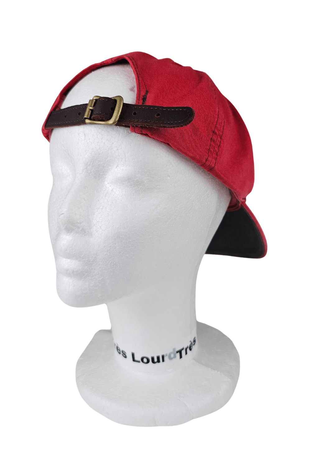 Polo Ralph Lauren 1990s Polo Sport Big-Spellout Cap - Red / Leather Strap Size ONE SIZE - 10 Thumbnail