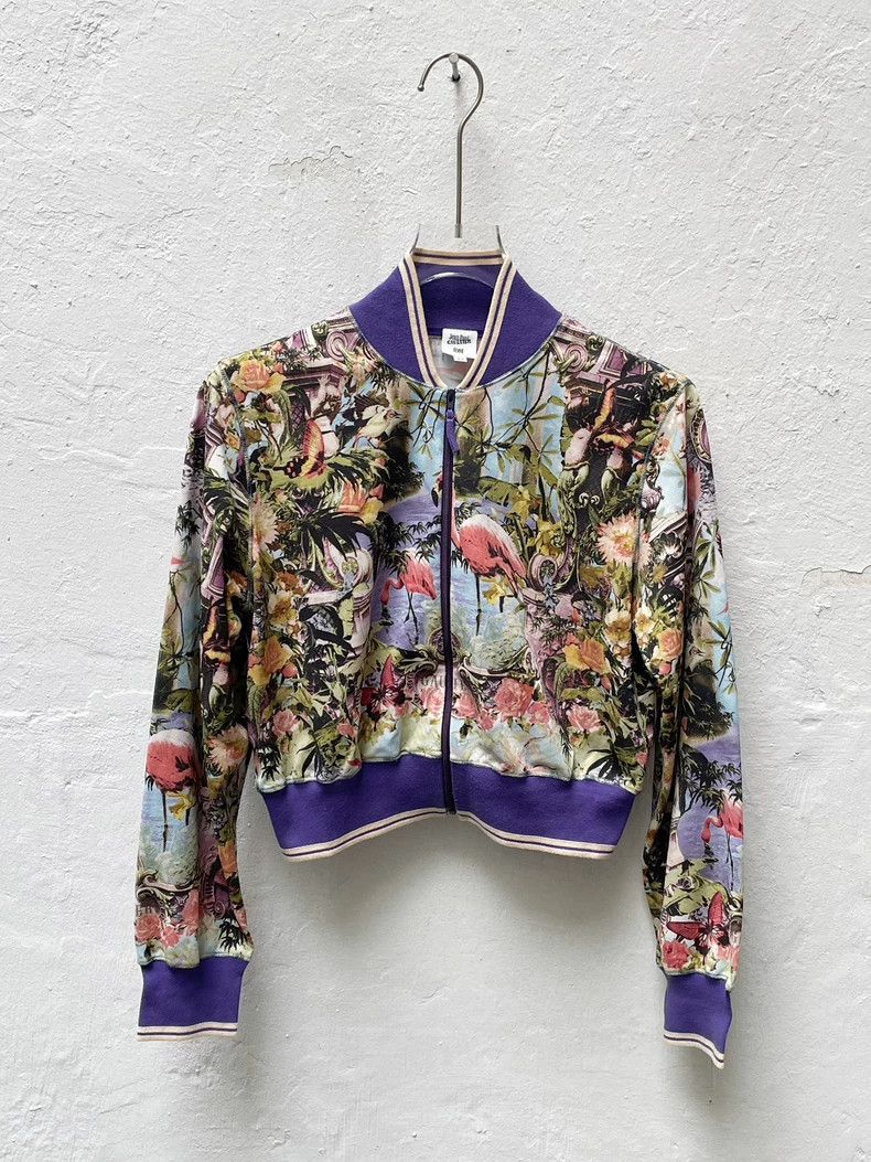 Jean Paul Gaultier Jean Paul Gaultier 09 SS Flamingo Playland Cropped Mesh Top Size S / US 4 / IT 40 - 1 Thumbnail