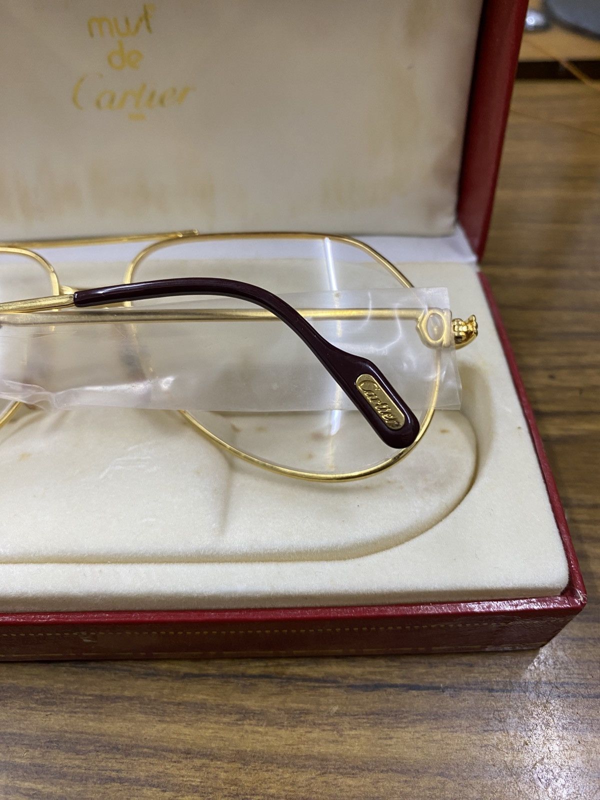 Cartier Very rare Vintage 1983 nos cartier glasses Size ONE SIZE - 7 Thumbnail