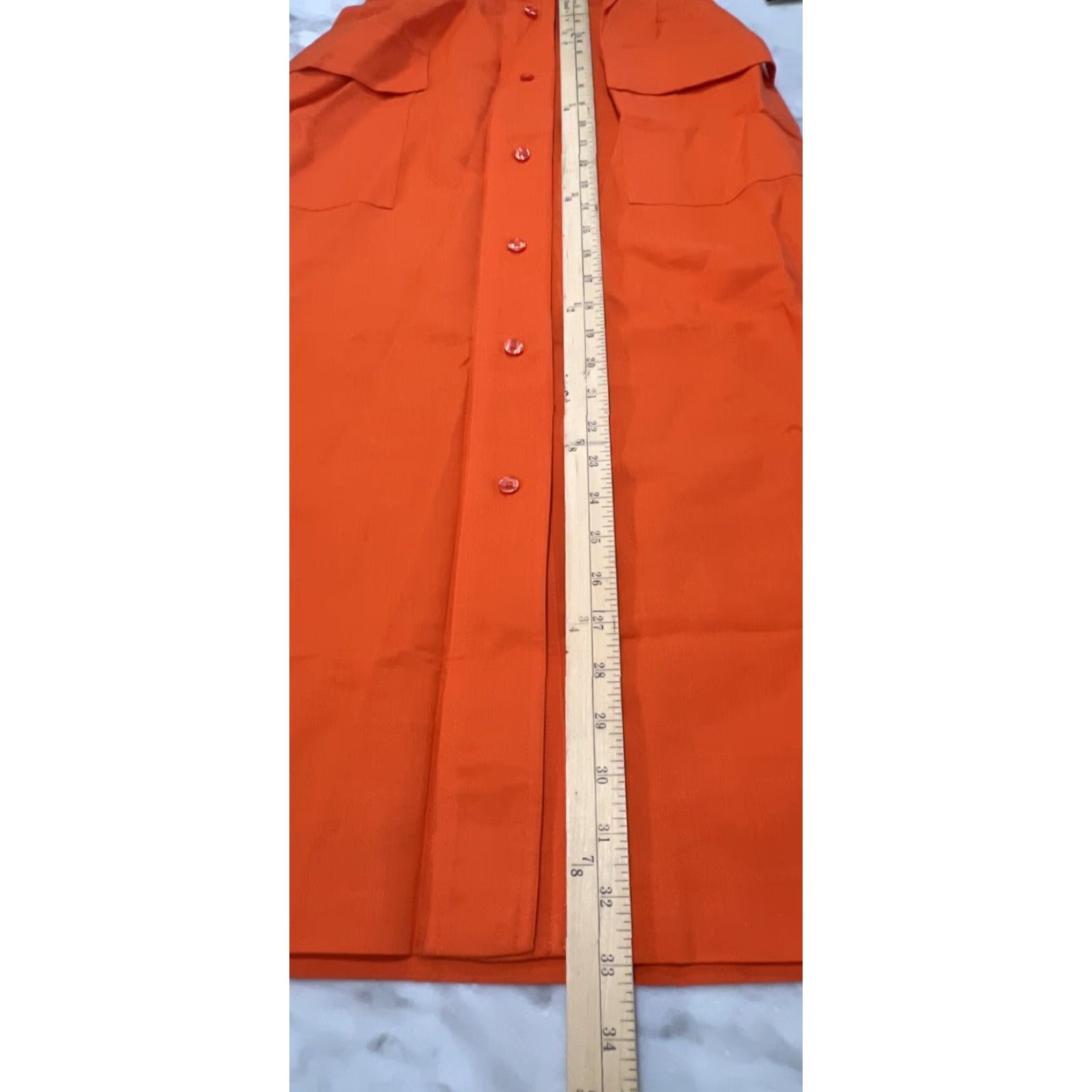 Vintage VINTAGE Hathaway Pencil Long Skirt Size 4 Front Button Up Lined Paprika P250 NWT Women Skirt Long, 90s, Fall, Spring, Summer Womens Size 27" / US 4 / IT 40 - 5 Thumbnail