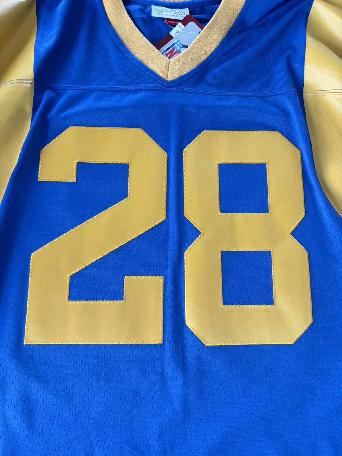 Mitchell & Ness Marshall Faulk Royal St. Louis Rams Gridiron Classics 1999 Size US XXS / EU 40 - 7 Thumbnail