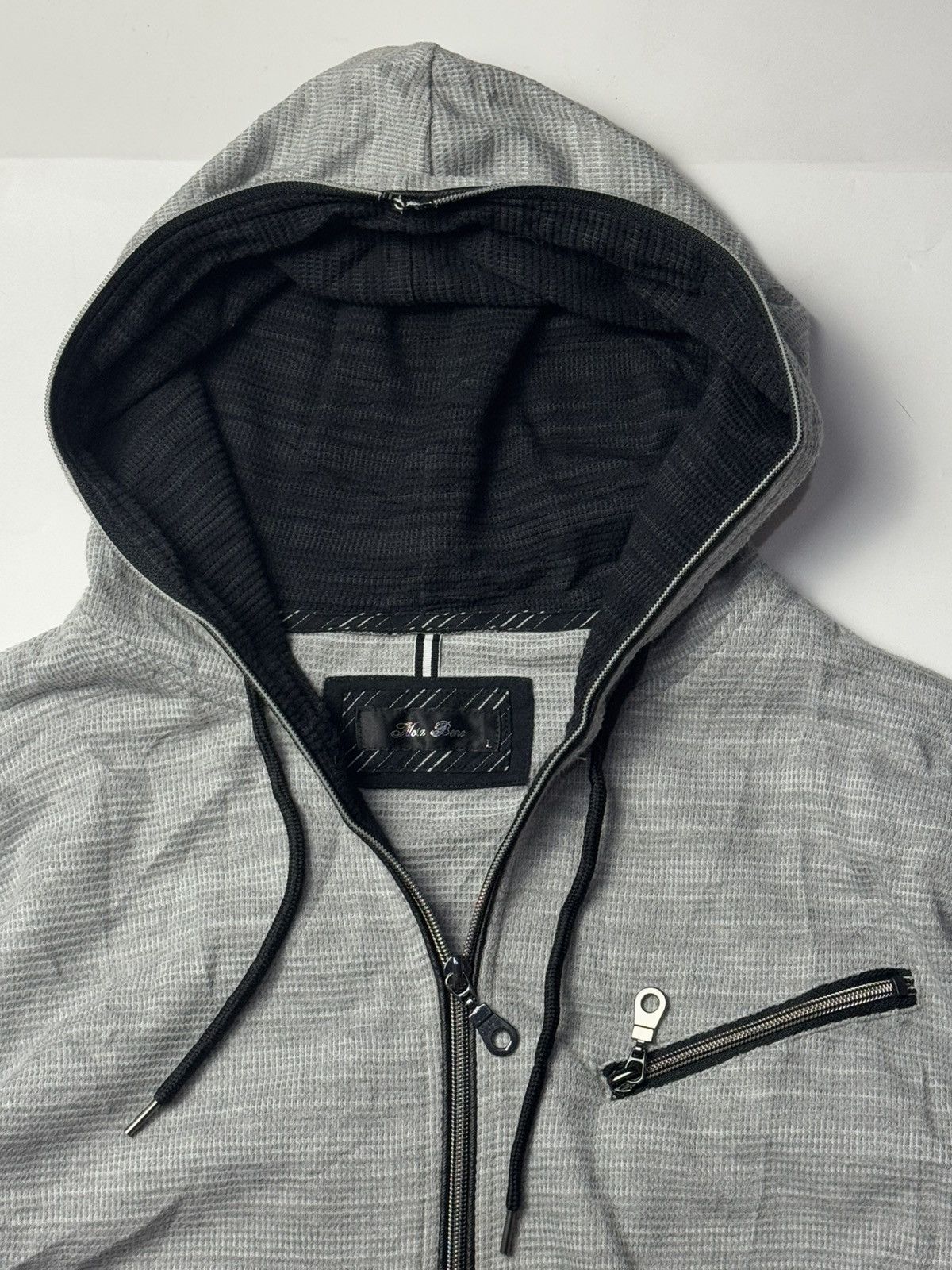 If Six Was Nine × Japanese Brand × Le Grande Bleu (L.G.B.) Nota Bene Japanese Full Zipper Hoodie Archived Styled Size US M / EU 48-50 / 2 - 5 Thumbnail
