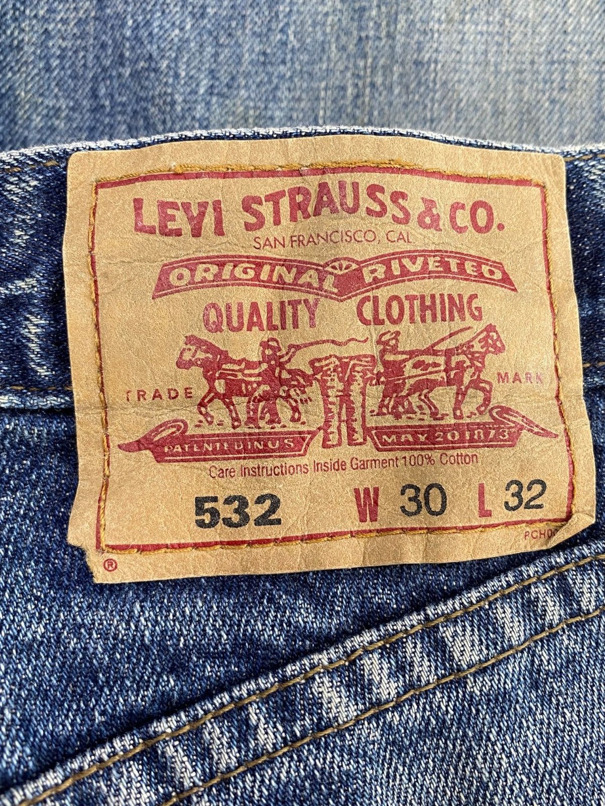 Levi's Levi’s Faded Wash Whiskers Style Straight Cut Jeans Size US 28 / EU 44 - 10 Thumbnail