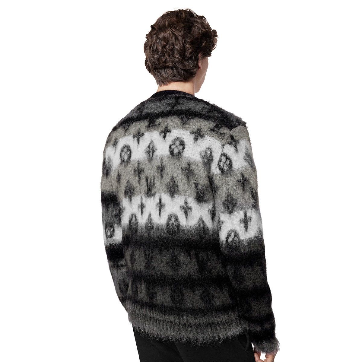 Louis Vuitton Louis Vuitton Monogram Mohair Cardigan Size US L / EU 52-54 / 3 - 2 Thumbnail