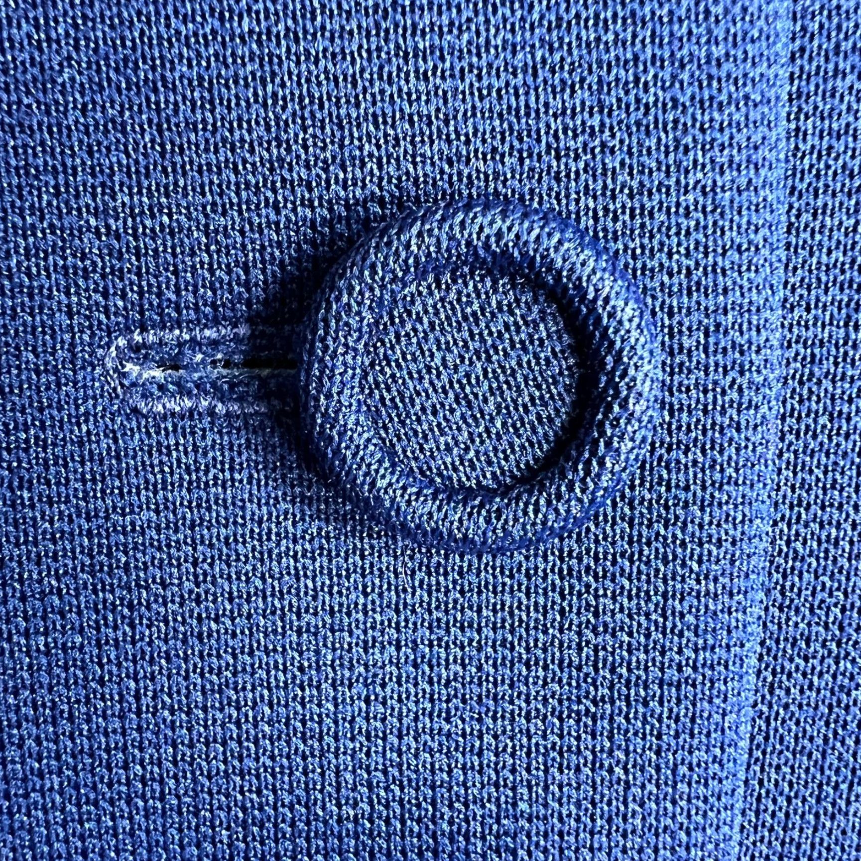 Vintage VINTAGE American Vintage Blazer Womens M Navy Blue Solid 70s Lined Five-Button Front Peak Lapel Mid-Length Jac​ket"} Size M / US 6-8 / IT 42-44 - 4 Thumbnail