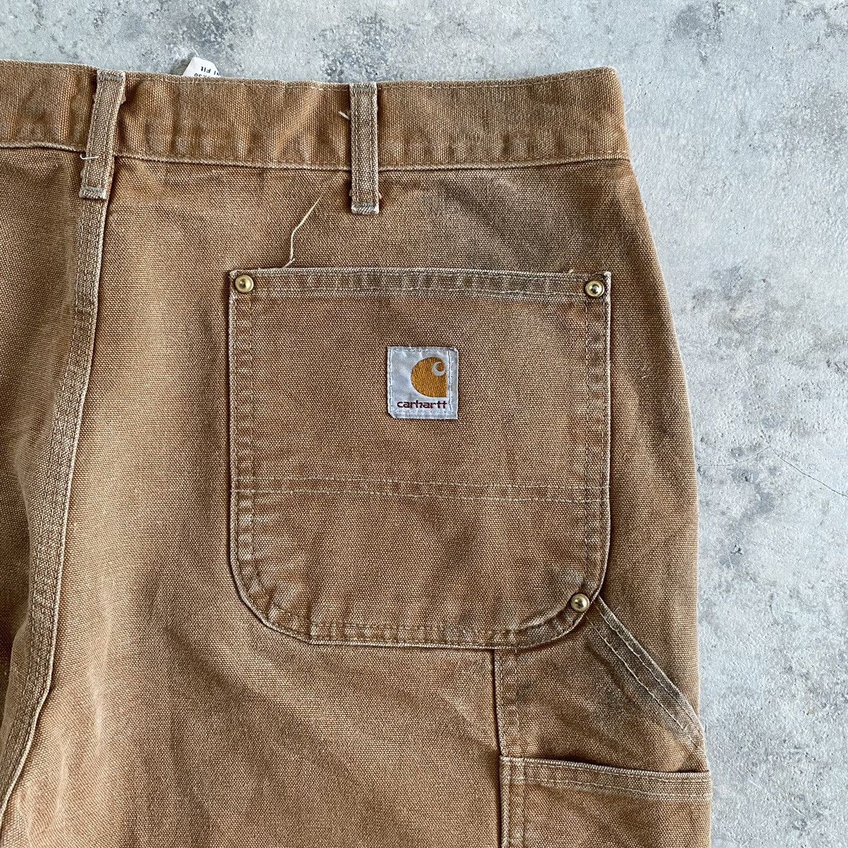 Carhartt VTG Carhartt Double Knee Dirty Carpenter Work Pants Size US 35 - 19 Thumbnail