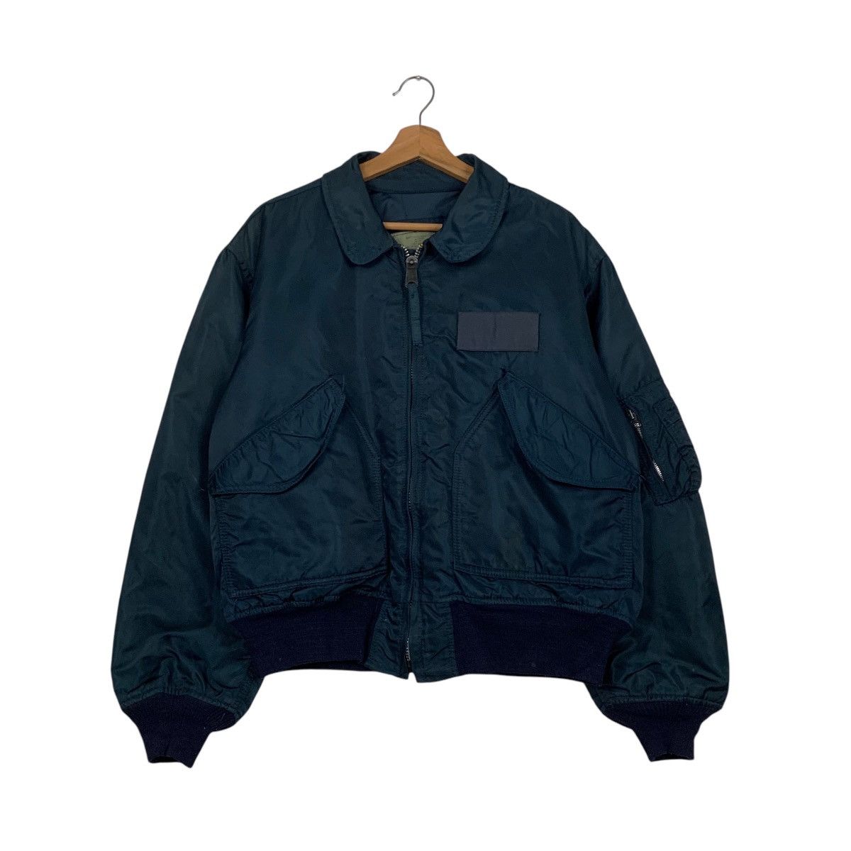 Alpha Industries ☀️Vintage CWU-45/P by Alpha Industries bomber jacket Size US L / EU 52-54 / 3 - 1 Thumbnail