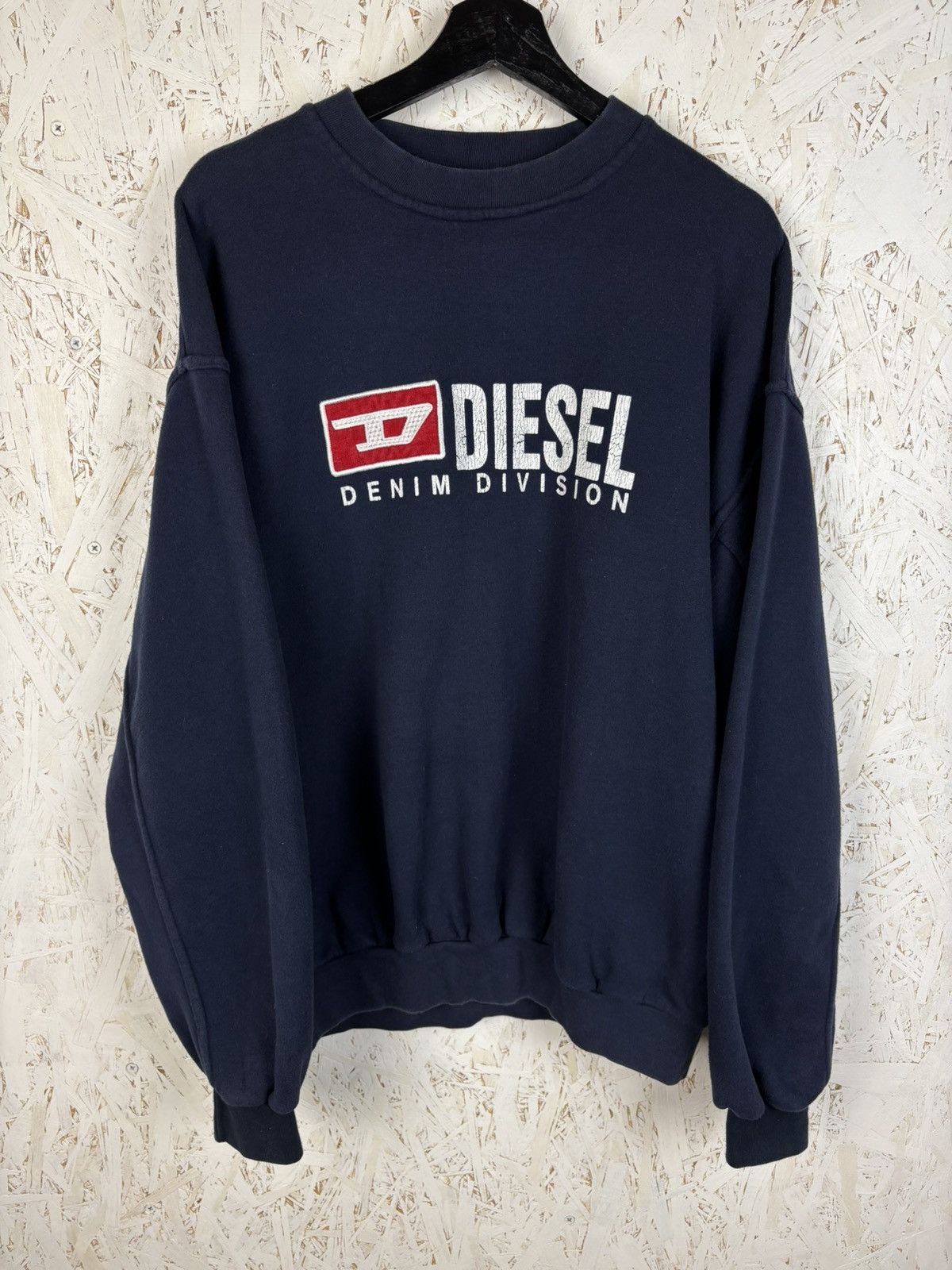 Diesel 90s Vintage Diesel Centre Logo Denim Division Sweatshirt L Size US L / EU 52-54 / 3 - 1 Thumbnail