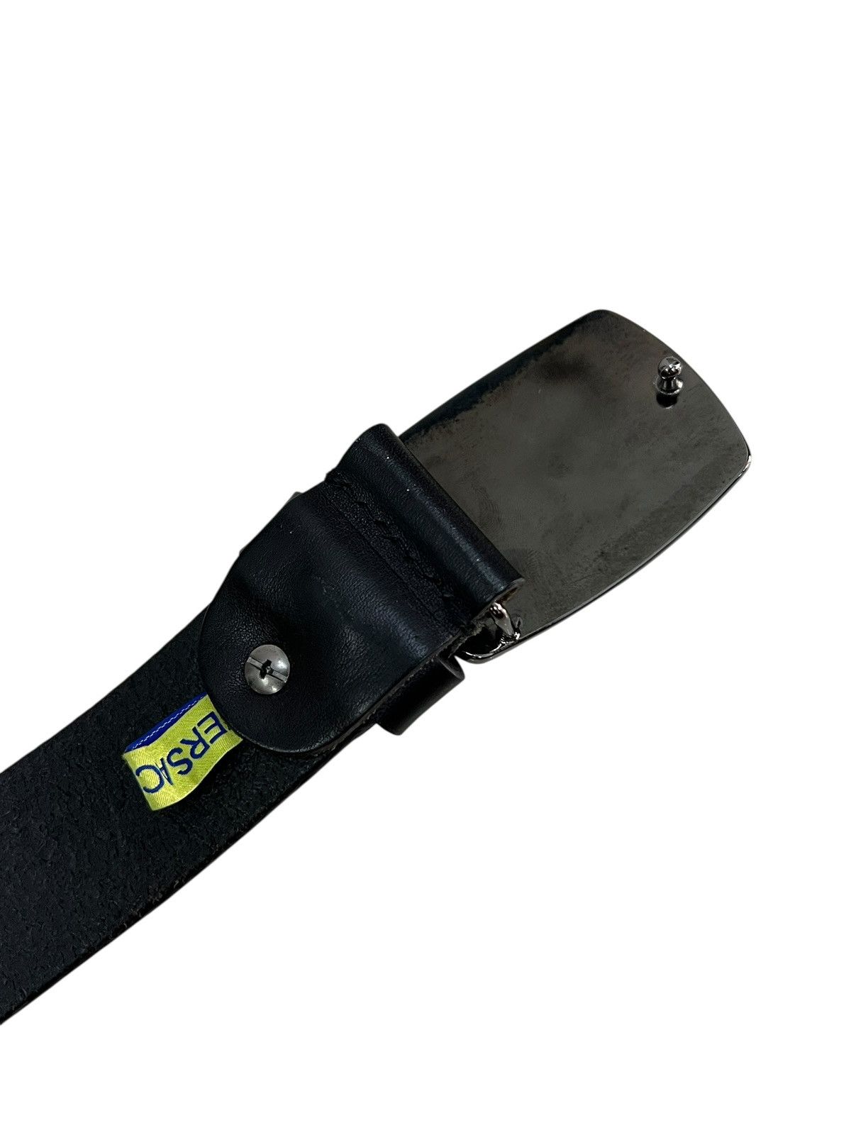 Versace Versace Jeans Buckle Leather Belt Size ONE SIZE - 5 Thumbnail