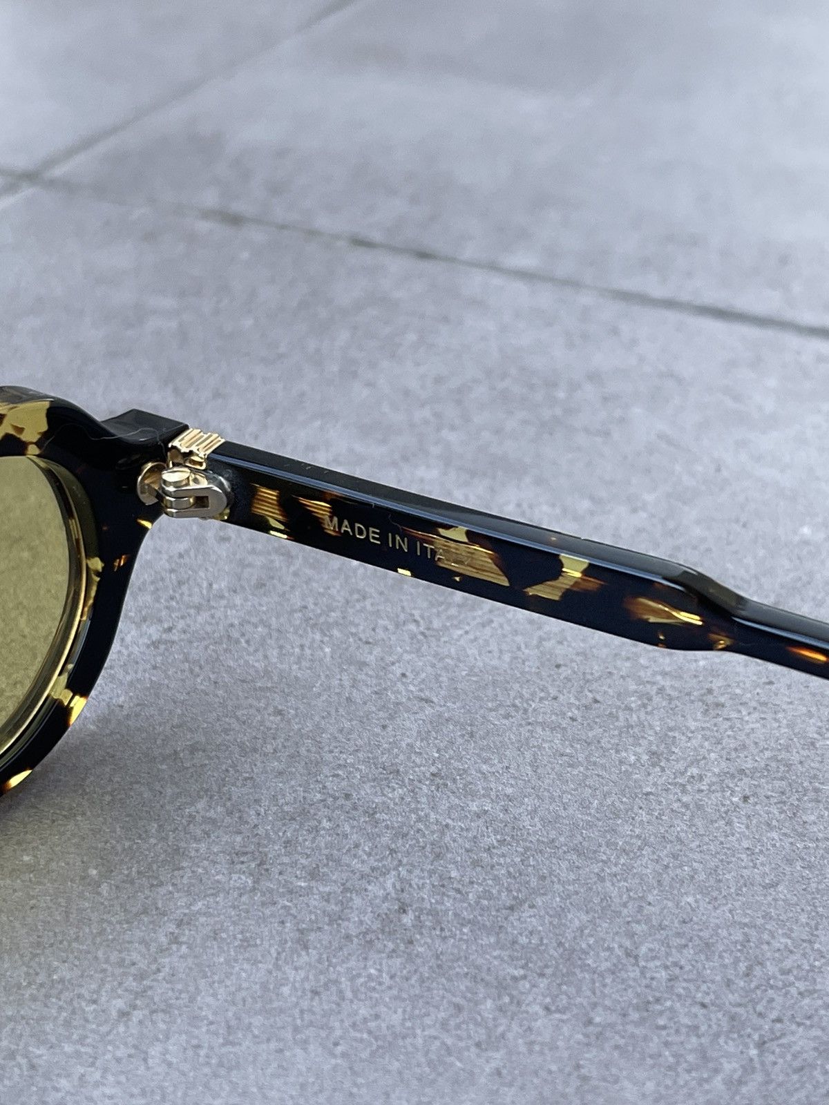 Han Kjobenhavn !DS! Han Kjobenhavn Banks Yellow Tortoise Sunglasses Size ONE SIZE - 19 Thumbnail