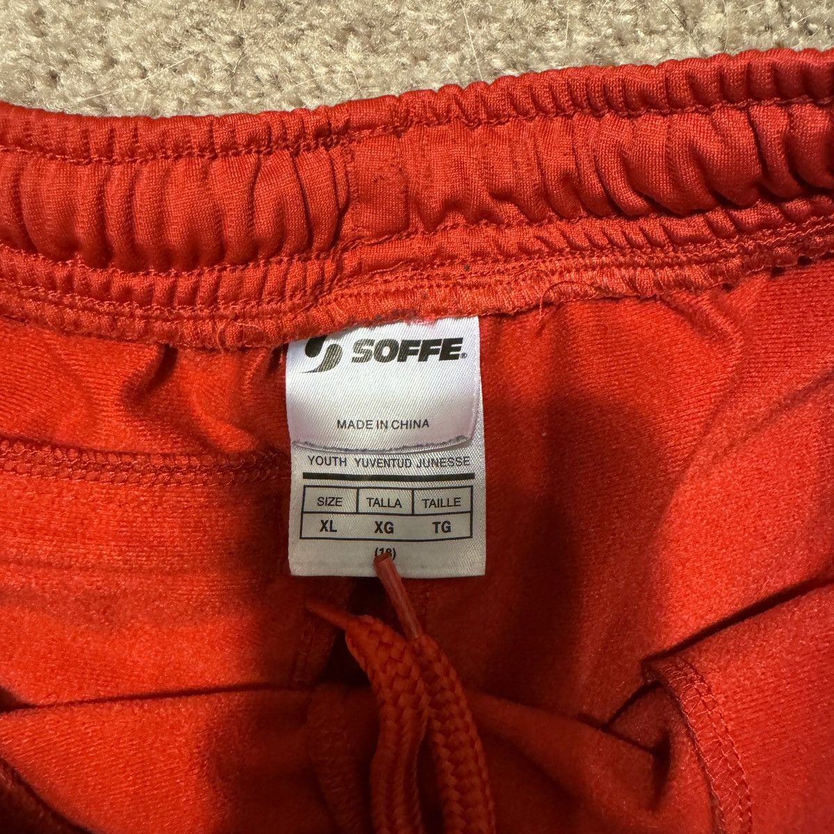 Soffe SOFFE RED TRACKPANTS Size US 30 / EU 46 - 4 Thumbnail