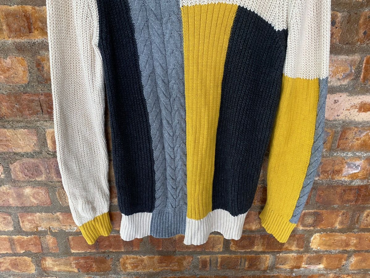 Hysteric Glamour × If Six Was Nine × Japanese Brand Vtg RNA DNA Devil Girl Oversize color block knitwear Size L / US 10 / IT 46 - 4 Thumbnail