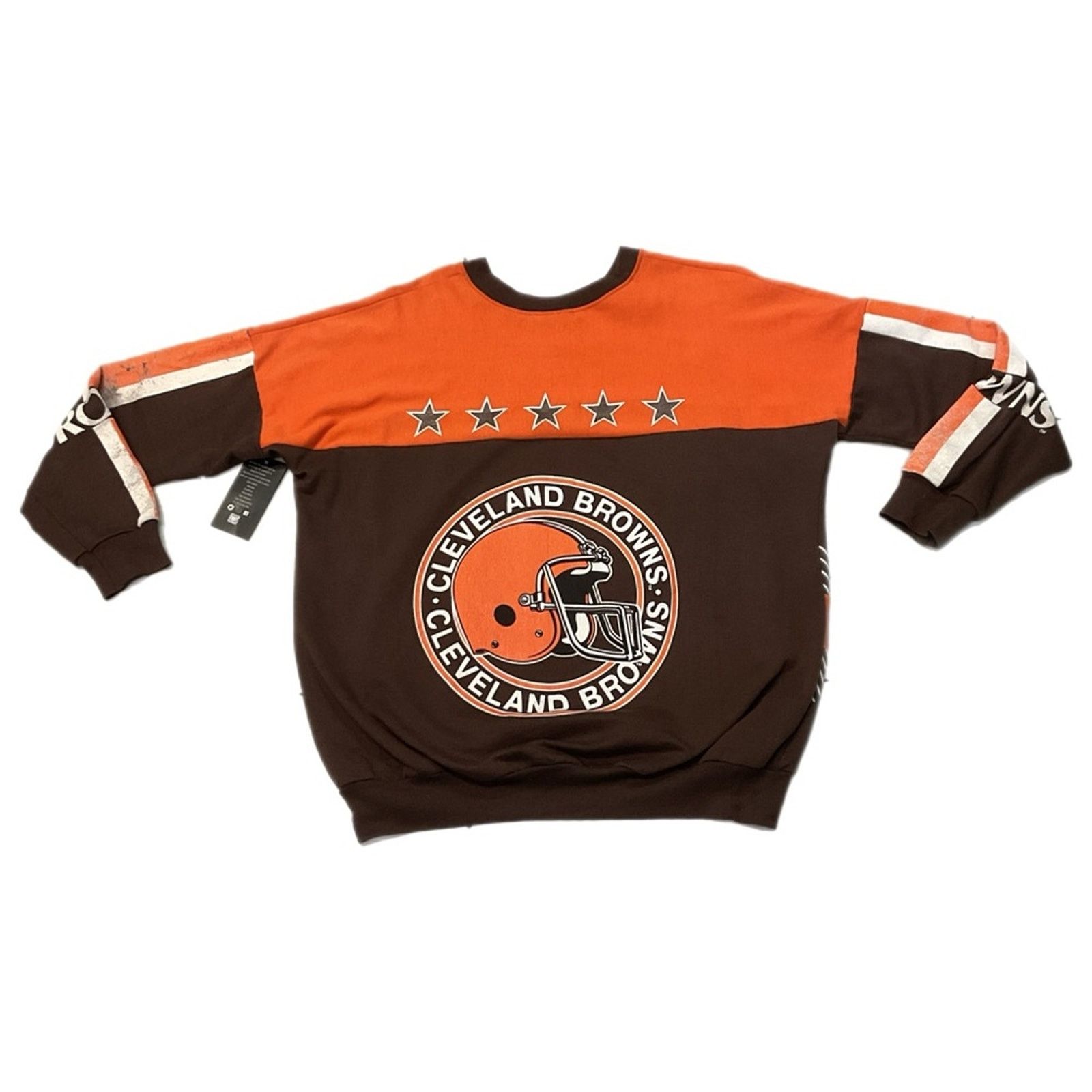 Vintage Vintage 1990s Cleveland Browns NFL Crewneck Sweatshirt Size US XL / EU 56 / 4 - 2 Thumbnail