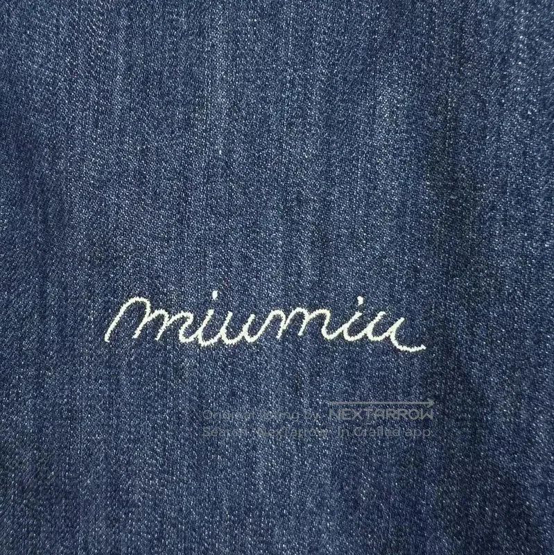 Miu Miu Miu Miu Blue Women's Jacket . Size M / US 6-8 / IT 42-44 - 3 Thumbnail