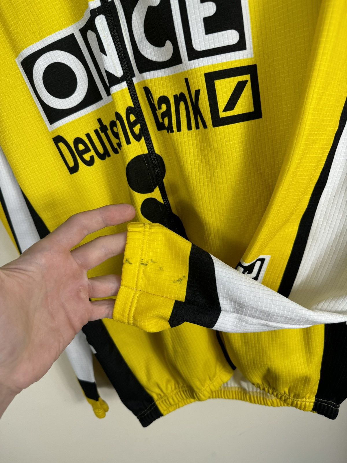 Vintage CASTELLI 🦂 Vintage ONCE Deutsche Bank Cycling Jersey Size US L / EU 52-54 / 3 - 6 Thumbnail