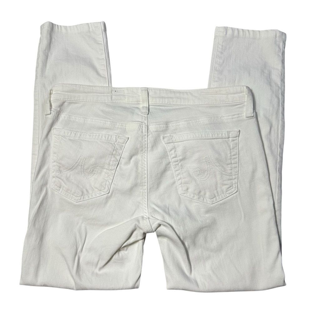 AG Adriano Goldschmied AG Adriano Goldschmied The Legging Super Skinny White Jeans Size 28" / US 6 / IT 42 - 4 Thumbnail