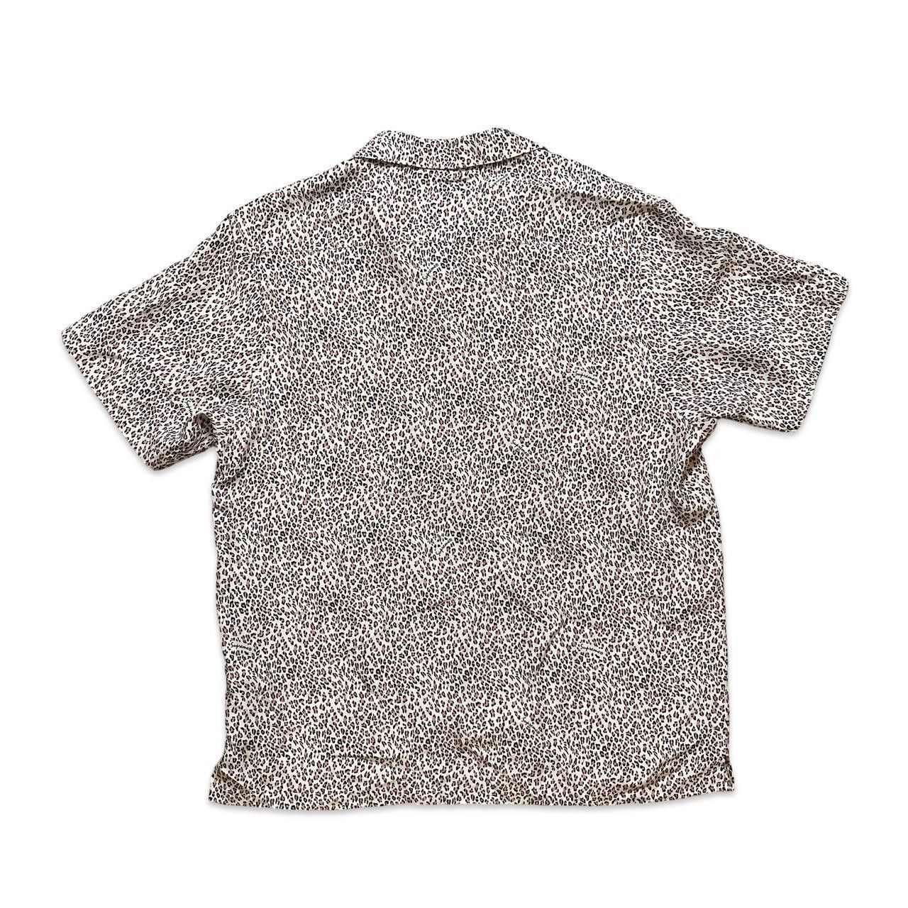 Supreme Supreme Leopard Silk S/S Shirt Pink | Grailed