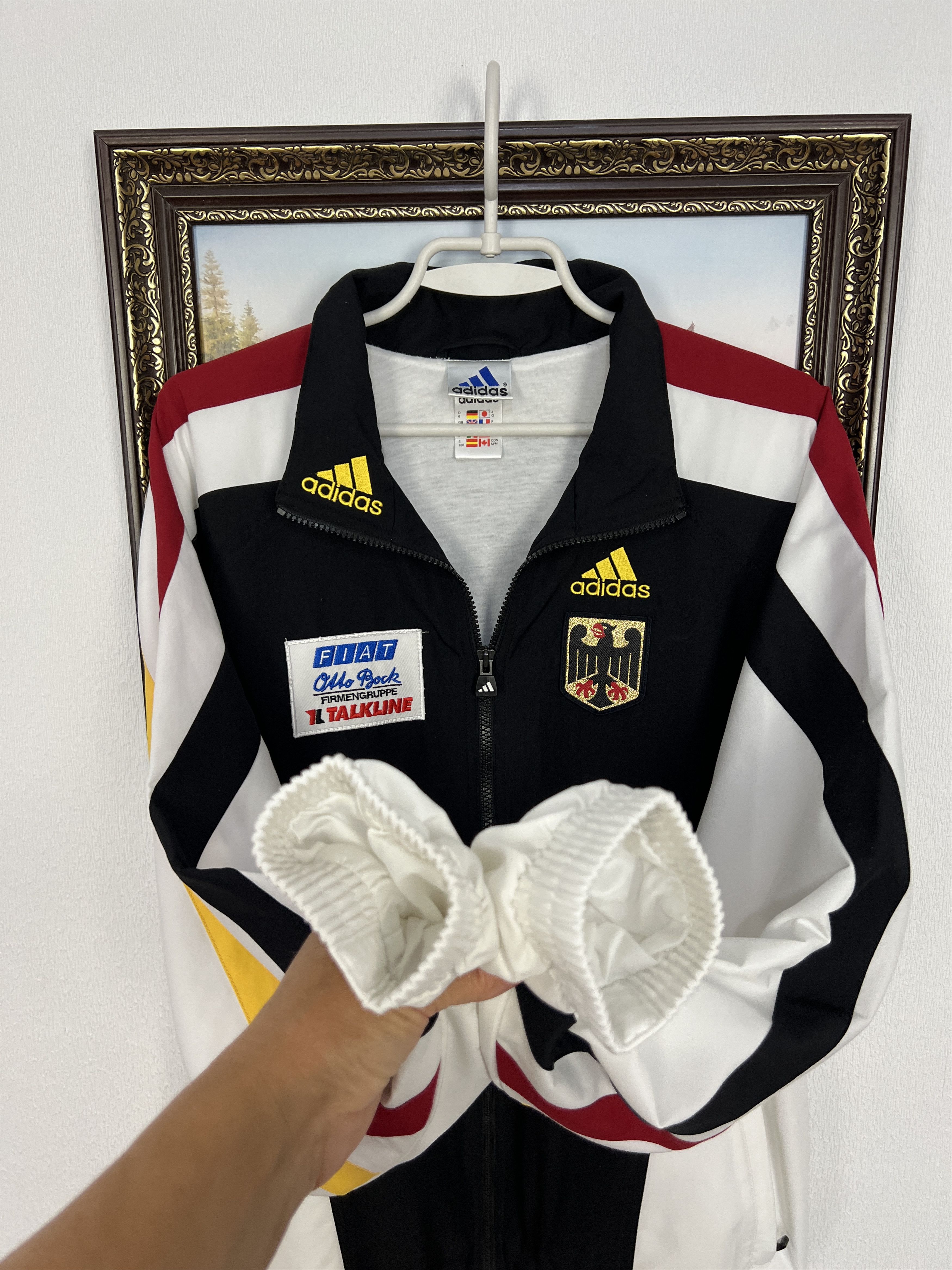 Adidas Vintage 90's Adidas Germany Olympic Team Jacket Deutschland Size US M / EU 48-50 / 2 - 7 Thumbnail
