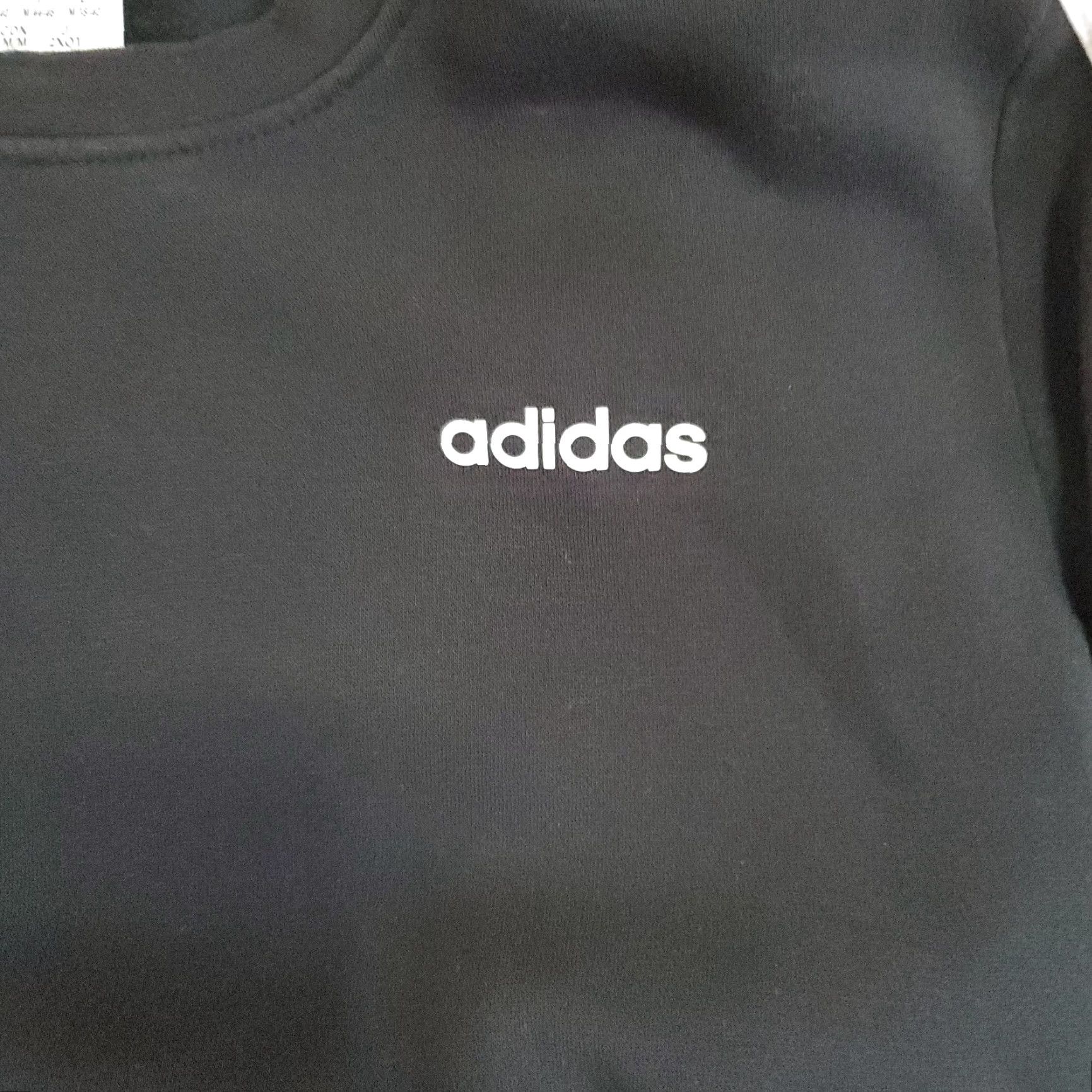 Adidas Adidas Sweatshirt Women Medium Black Long Sleeve Crew Neck Pullover Logo Size M / US 6-8 / IT 42-44 - 3 Thumbnail