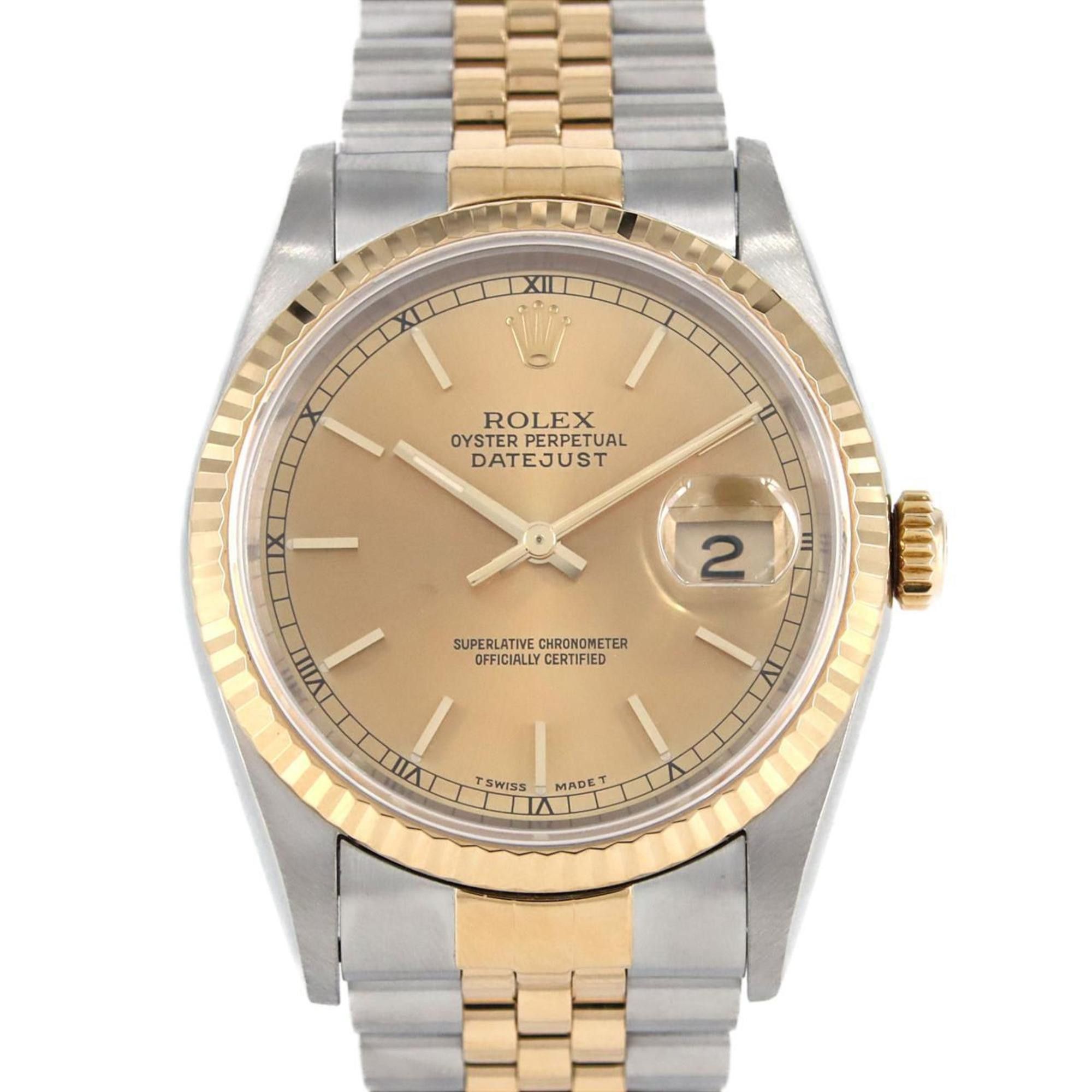 Rolex Rolex Datejust 16233 SSxYG Wristwatch Automatic S Series Size ONE SIZE - 1 Thumbnail