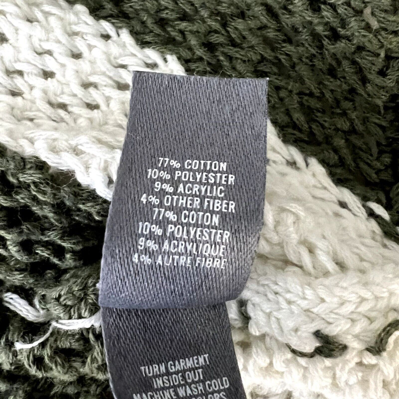 Other Aerie Green Striped Knit Sweater Size M / US 6-8 / IT 42-44 - 7 Thumbnail