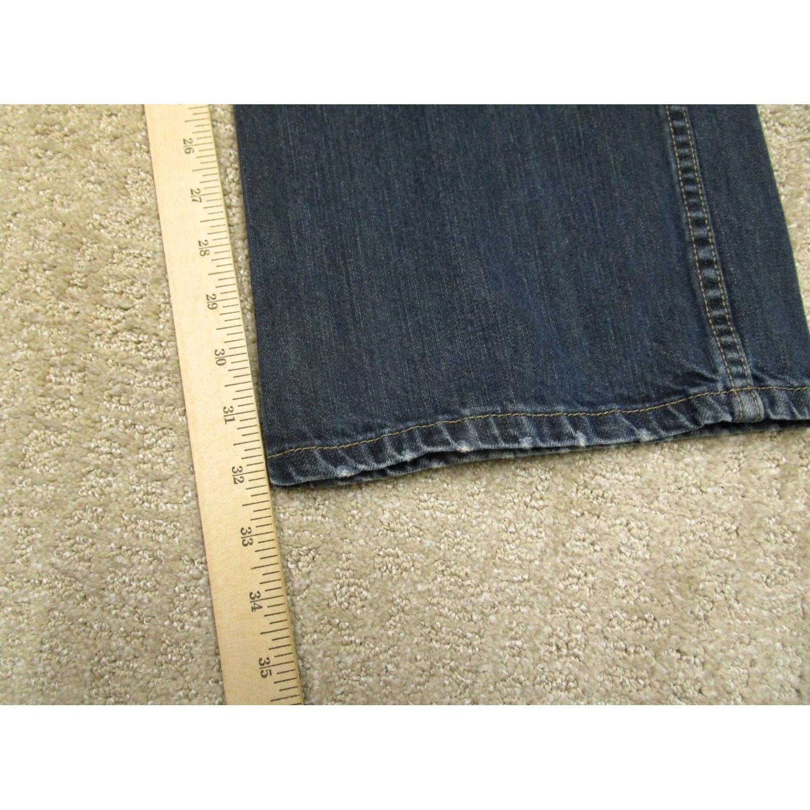 Wrangler Wrangler Retro Jeans Men 36x32 Blue Bootcut Western Denim Cowboy Dark Wash Jeans Mens Wide Leg Relaxed Fit 5-Pocket Size US 36 / EU 52 - 7 Thumbnail